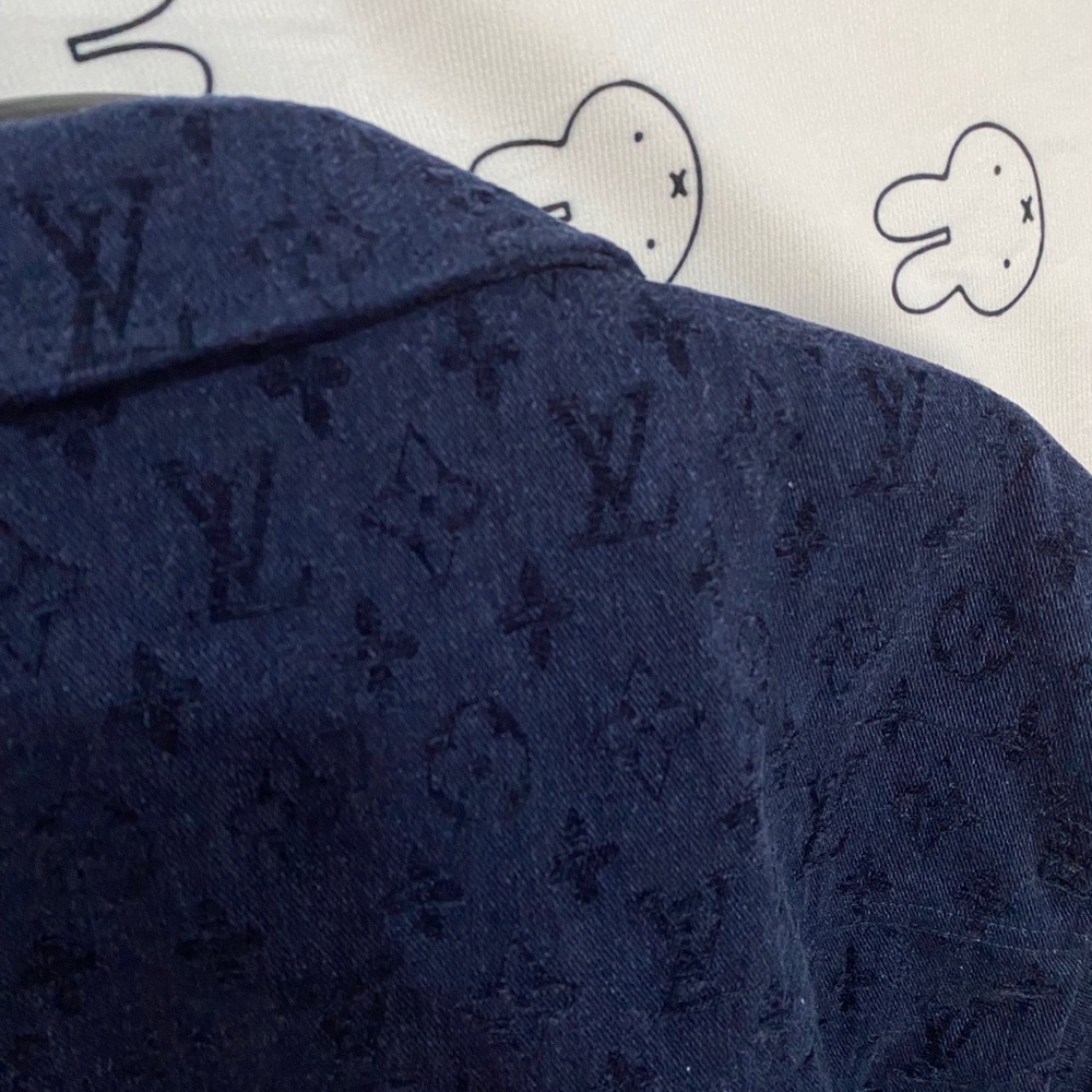 Louis Vuitton Dark Navy Monogram Shirt Jacket - Picture 11 of 11